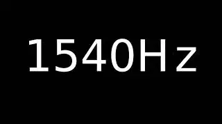 Speaker Sound Test 1540Hz