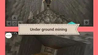 I made a under ground mining place| mine carft lets play series episode -4|the balu gaming