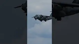 Embraer C390 Landing At Farnborough #shorts