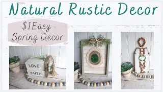 $1 NEUTRAL RUSTIC DECOR * Rustic Spring Crafts * DT DIY's *  DIY&rsquo;s Using Twine * BlondieNextDoor