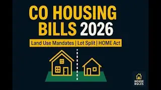 Major Colorado Housing Bills in 2026: Land Use Mandates, HOME Act, & Lot Split Initiative