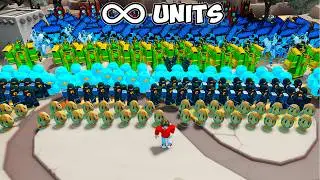 I Unlocked INFINITE UNITS, and DID THIS&hellip; in Skibidi Tower Defense