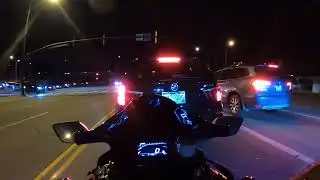GoPro QUIK Edit Yamaha R7 2025 Lone Tree C470 Denver Colorado Night Ride Chest Mount