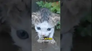 Cat Waiting for a Miracle 🌧️🐱 #animals #cat #animalrescue  #shorts