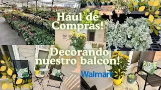 IDEAS PARA DECORAR TU BALCON PEQUE&Ntilde;O CON POCO DINERO💚🍋 HAUL DE COMPRAS SUMMER 2025