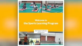 HR Sports Learning Program, Shiv Nadar University, Delhi NCR