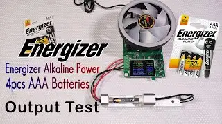Energizer Alkaline Power 4pcs AAA Batteries | Review and Output Test