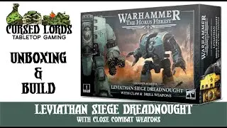 Horus Heresy Leviathan Siege Dreadnought with Close Combat Weapons Unboxing