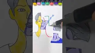 Kpop Jinu Saja Paper Art Puzzle 🧩 #kpop #shortsvideo #viral #art