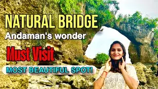 Natural Bridge Andaman &ndash; Hidden Wonder You Must See at Neil Island! Low Tide Magic Full Tour #viral 