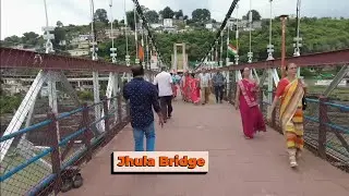 Shri Omkareshwar Jyotirlinga Mandir Jhula Bridge, Narmada River,  Mamleshwar mandir to Jhula Bridge