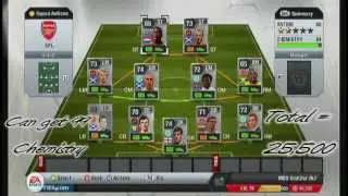 Fifa 13 Ultimate Team Squad Builder - Silver SPL - 25K