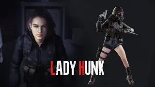 Jill Valentine Became Lady Hunk In Short Skirt - Resident Evil 3/RE3 Remake MODS