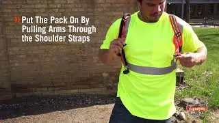 Ergodyne Chill Its 5155 Hi Vis Low Profile Hydration Pack