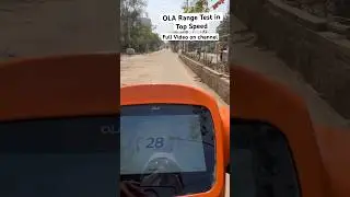 OLA Range Test at High Speed 106 Kmph😳| #viral #ev #olas1pro #youtuber