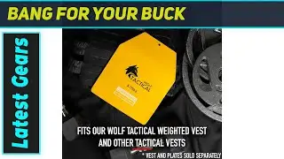 WOLF TACTICAL Curved Weight Vest Plates: Unrivaled Comfort, Powerful Gains!