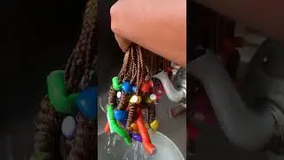 How to use a bending rollers to Achieve a curl pattern. #bendingrollers #curlybraids