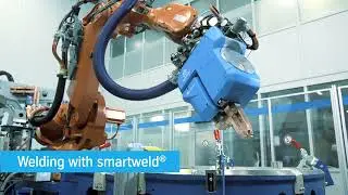 smartweld&reg;: Robot-guided unit for fixing hemming flange