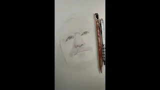 How I Draw Pencil Portraits | Drawing Dylan Leblanc WIP part two