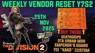The Division 2 | GREAT WEEKLY VENDOR RESET Y7S2.3 | November 25th 2025