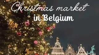 Antwerp Christmas Market in Belgium!! The BEST lightings ever seen!! 🎄⛄✨🎅🏻🎀🎁