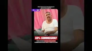 Video shows BJP MLA demanding commission from public funds in sting