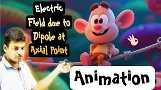6️⃣ Electric Field due to Dipole at Axial Point | Class 12 Physics | Board + JEE/NEET