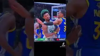 Marcus Smart vs Jordan Poole gets heated 👀 🔥