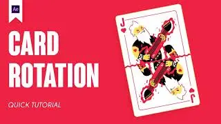 SMOOTH CARD ROTATION IN AFTER EFFECTS. TUTORIAL