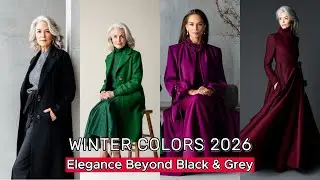Ageless Elegance 2026: Embracing Bold Winter Colors Beyond Black & Grey