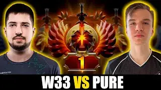 W33 + TOP 2 vs PURE TOP 1 Rank - Invoker vs Huskar