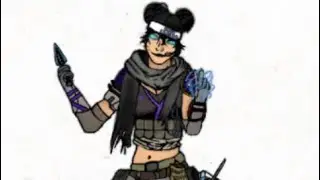 How I combined Lifeline and Wraith(Apex Legends) #drawing #apexlegends