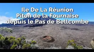 Randonn&eacute;e  au volcan du piton de la Fournaise depuis le Pas de Bellcombe &agrave; l'&icirc;le de La R&eacute;union