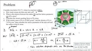 Calculate the atomic packing factor