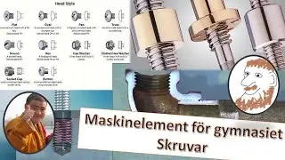Maskinelement f&ouml;r gymnasiet - Skruvar