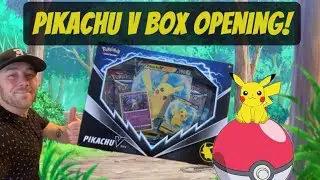 Pikachu V Box Opening! Pok&eacute;mon Card Unboxing! First Time Opening This Box! Let&rsquo;s See What&rsquo;s Inside!