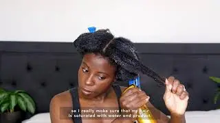How to Pre-Poo and Detangle Hair Before Washing Tutorial with Naturally Curly Brush