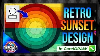 Design a Retro Sunset in CorelDRAW | Step-by-Step Vector Art Tutorial