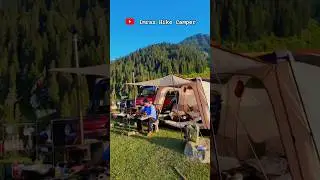 Camping ASMR! #camping #asmr #survival #shorts
