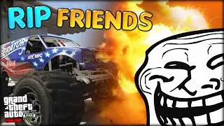 HELLO ROCKETS, TROLLING SIMON, RIP FRIENDSHIP - CRAZY 4x4 GTA RACE (GTA 5 Online Funny Moments #3)