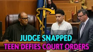 Entitled Teen Thought He'd Get Away With It... Judge ERUPTS and Gives Him YEARS! (BRUTAL!)