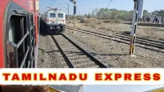 Tamilnadu Express Train Journey PART-2 ⚡| #ytshorts #travel #vlog #indianrailways #tamilnaduexpress 