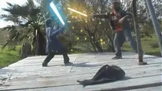 Super hero battle 3/light sabers (adobe after effects)