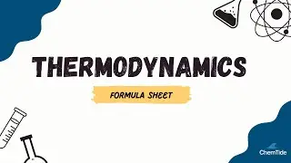 Thermodynamics formula Sheet for JEE/NEET/Board exam