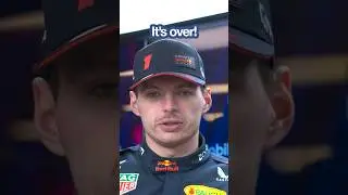 ‼️ Verstappen thinks F1 title is LOST