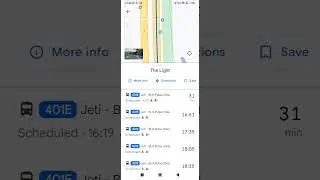 PULSE Vs Google Maps Bus Stop ETA (estimated time of arrival) Comparison