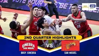 BRGY. GINEBRA vs. SAN MIGUEL | 2ND QUARTER HIGHLIGHTS | SEMIS GAME 5 | PBA SEASON 50 PHILIPPINE CUP