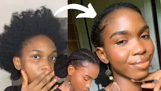 YOU CAN’T GO WRONG WITH THIS! 😍QUICK PROTECTIVE HAIRSTYLES TO TRY! FOR SCHOOL/  WORK!