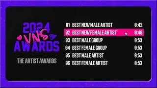 [#2024VNSAWARDS] Nominees | Best New Female Artist | Visually Not Shy 2024