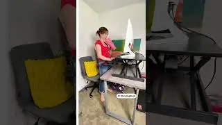My Secret to Staying Productive All Week 🤩   Standing Desk Converter Sit Stand Desk with Walking Pad